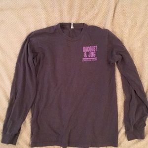 long sleeve racquet & jog shirt